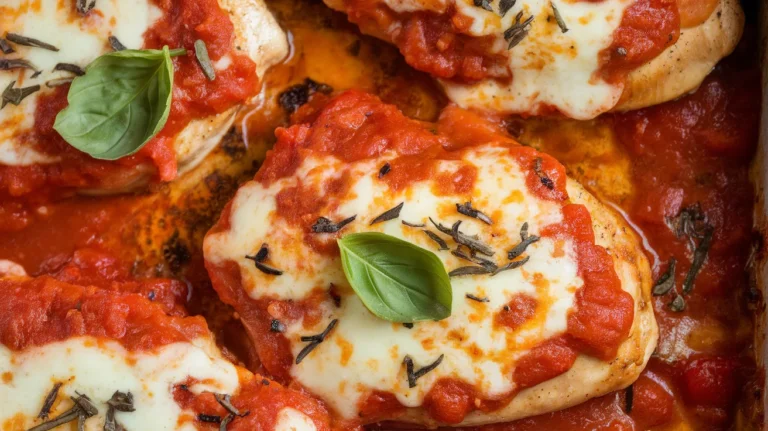 Juicy Oven-Baked Italian Herb Chicken with Mozzarella Melt