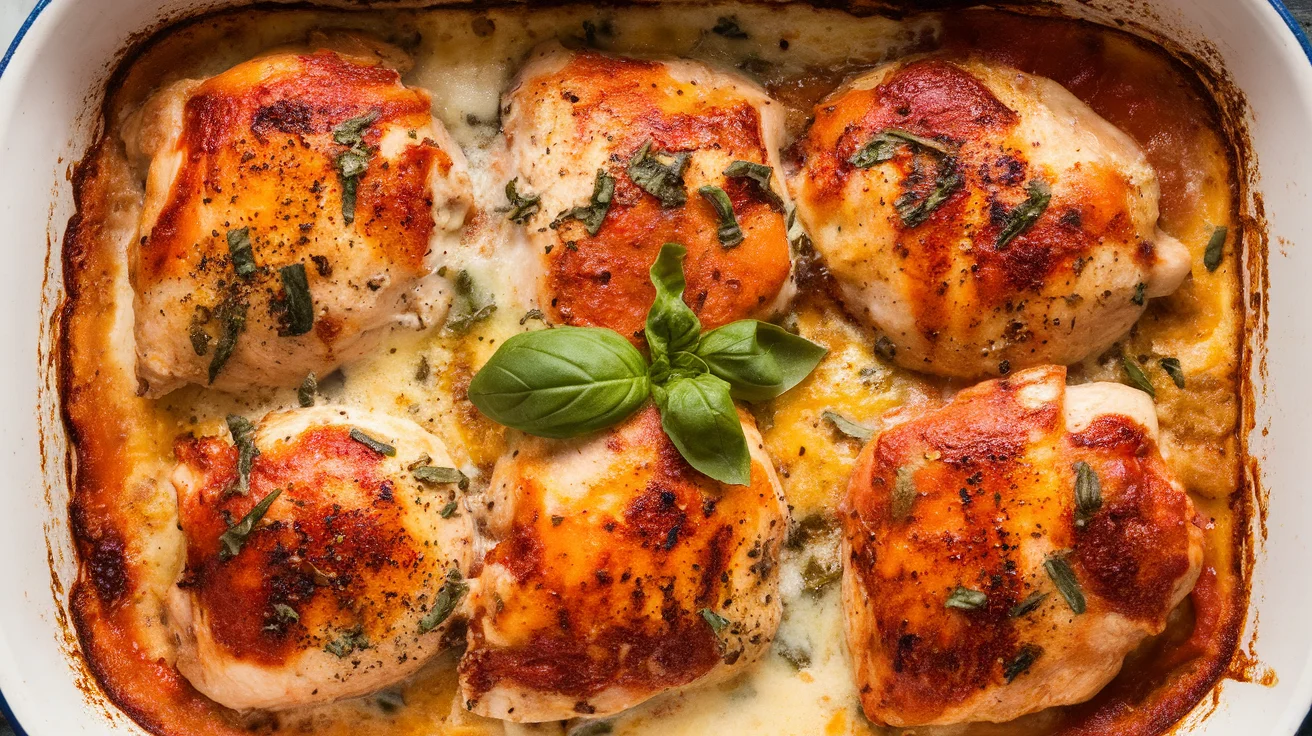 One-Dish Creamy Italian Chicken Bake