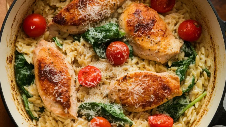 One-Pot Orzo Skillet Dinner Everyone Will Love