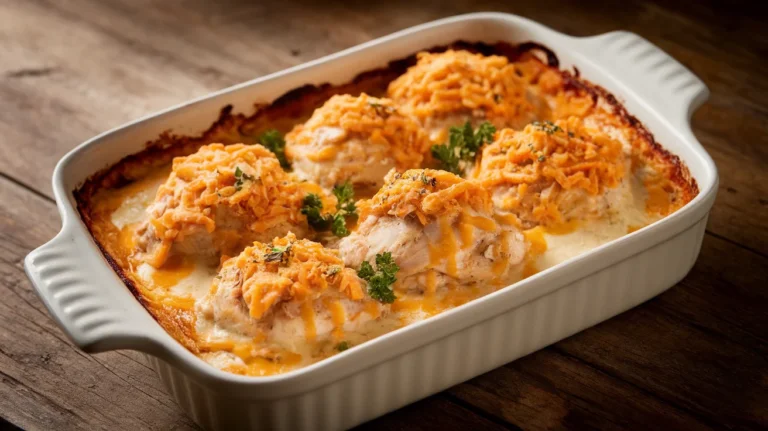 Rich & Cheesy Cream Cheese Chicken Casserole