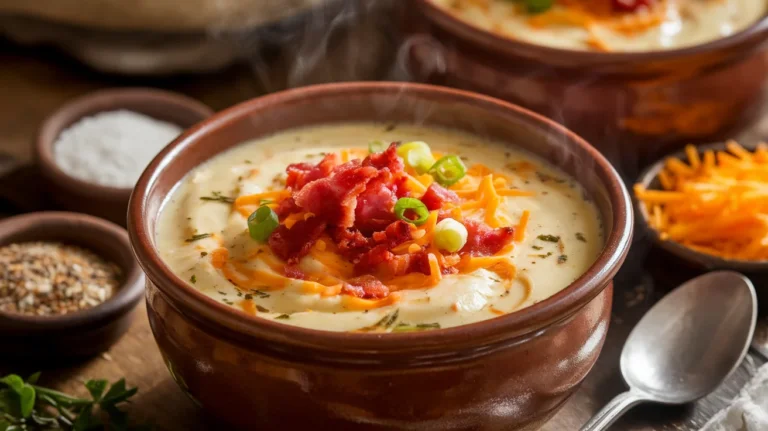 Rich & Velvety Ranch-Style Potato Soup in the Crockpot
