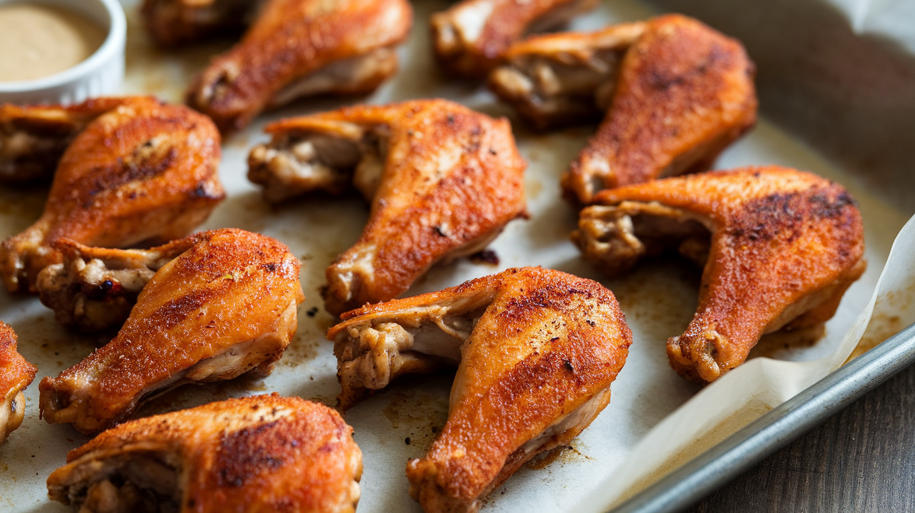 Ultra-Crispy Oven-Baked Chicken Wings with a Simple Spice Rub
