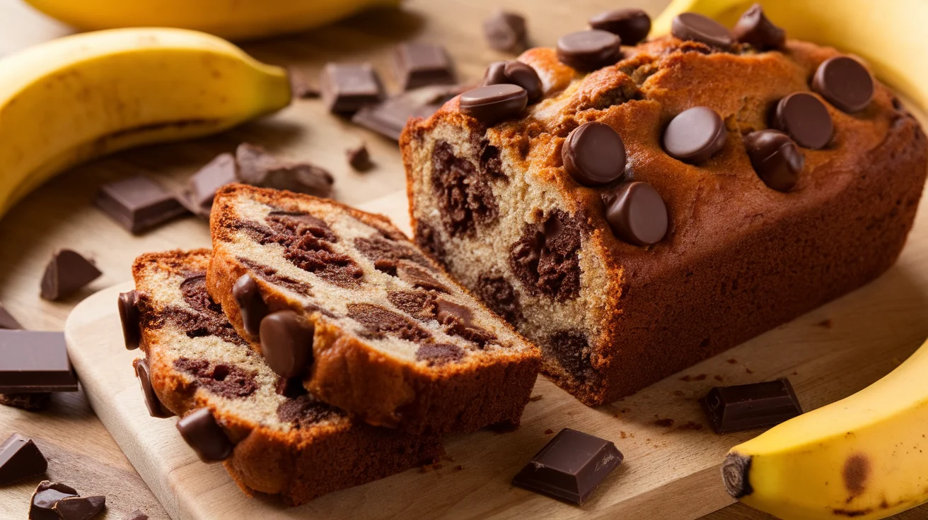 Ultra-Moist Banana Chocolate Chunk Loaf