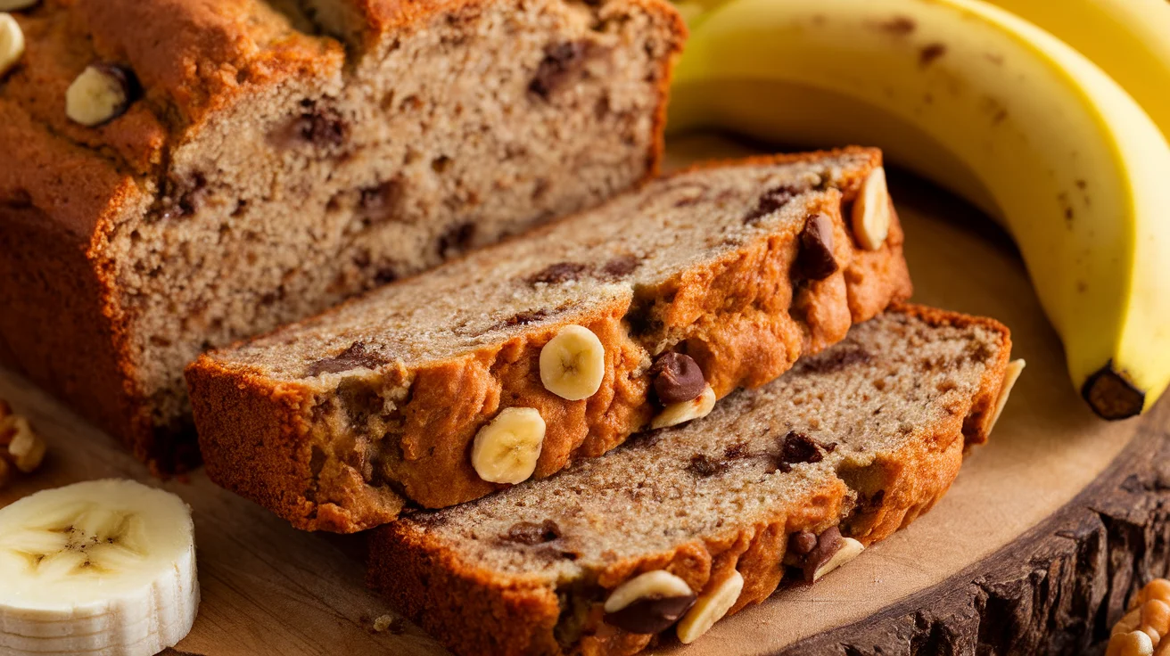 Ultra-Moist Gluten-Free Banana Bread with Naturally Sweet Flavor