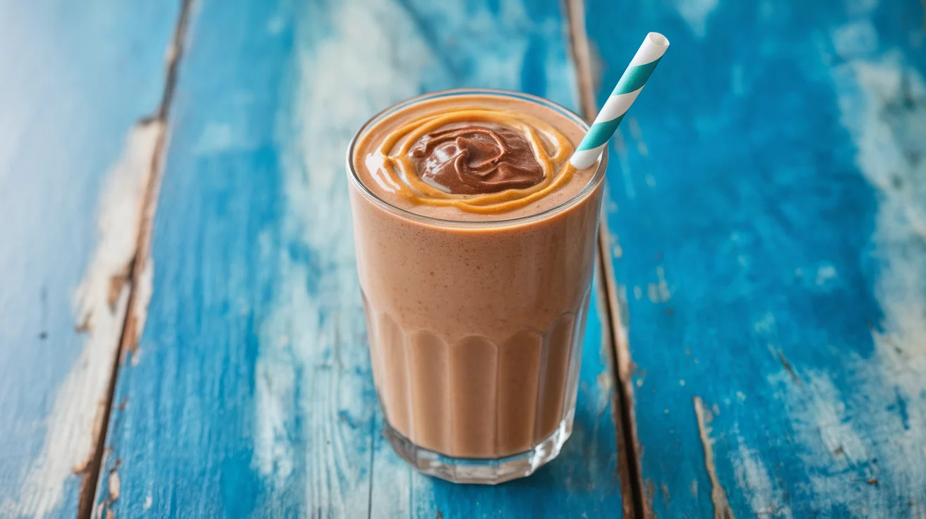 Creamy Chocolate Banana Peanut Butter Power Smoothie