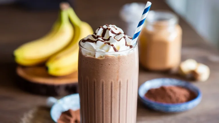 Milkshake-Style Chocolate Banana PB Smoothie