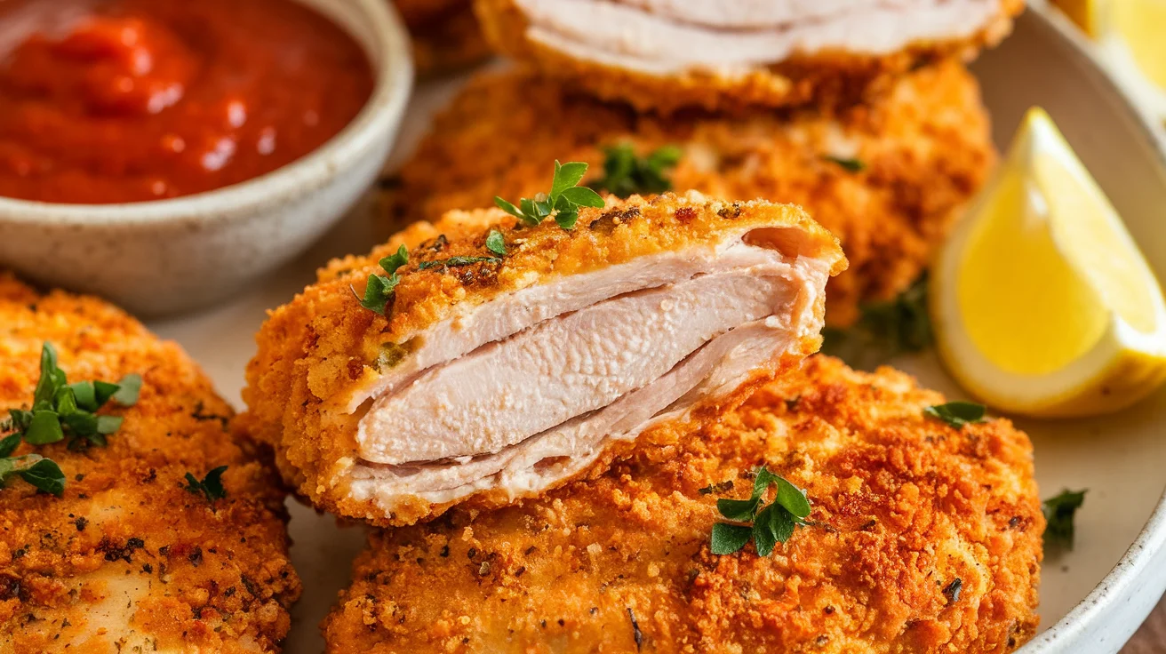 Parmesan Panko Baked Chicken Cutlets