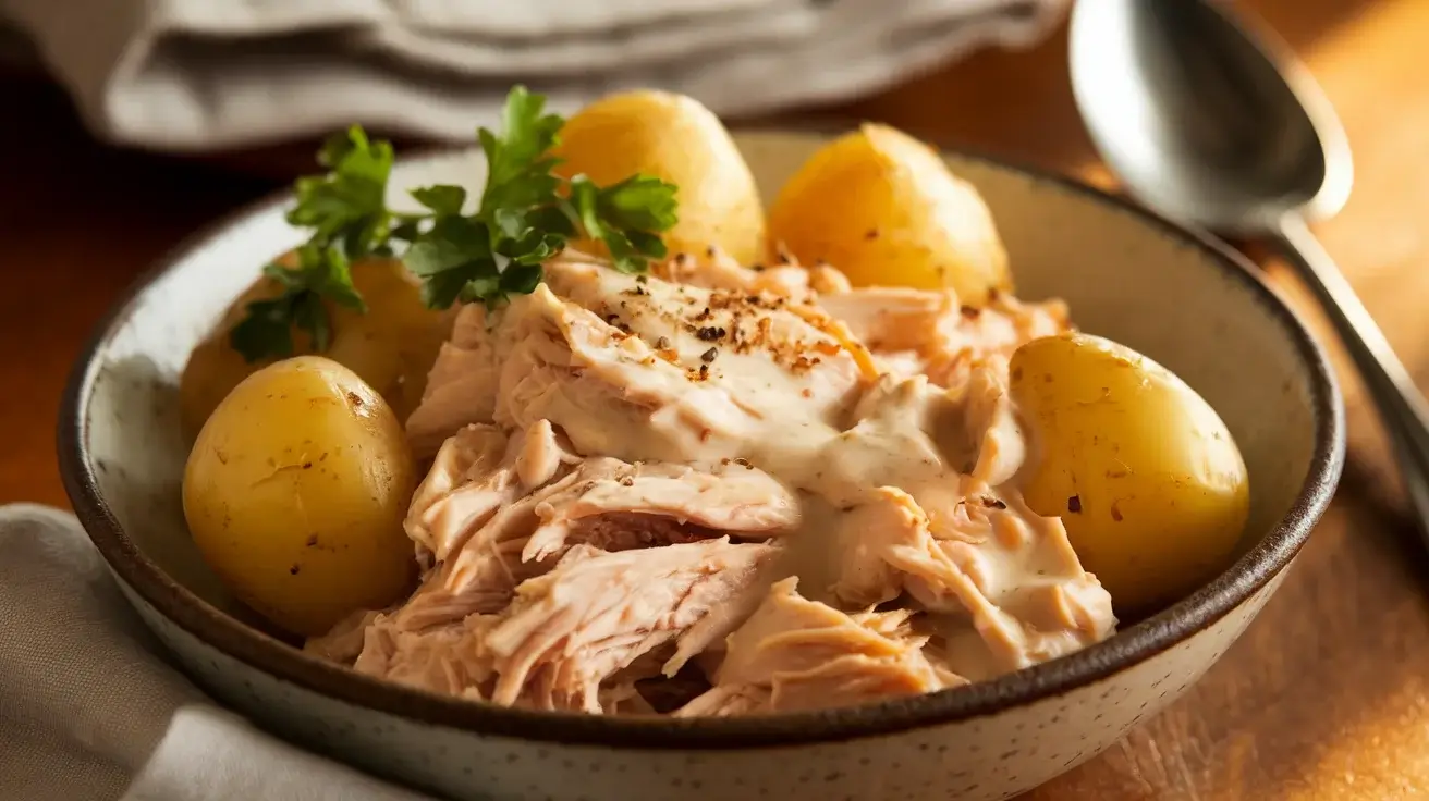 Slow Cooker Ranch Butter Chicken with Potatoes