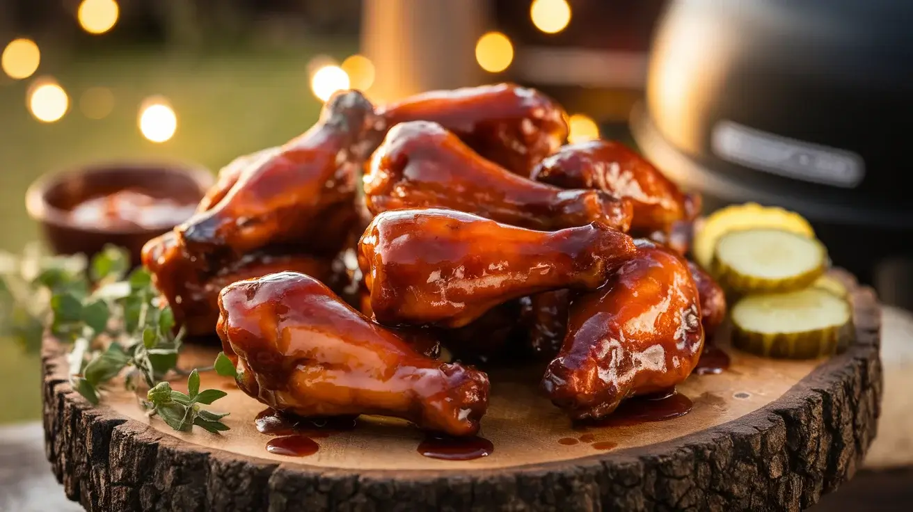 Slow-Smoked BBQ Chicken Wings in an Electric Smoker