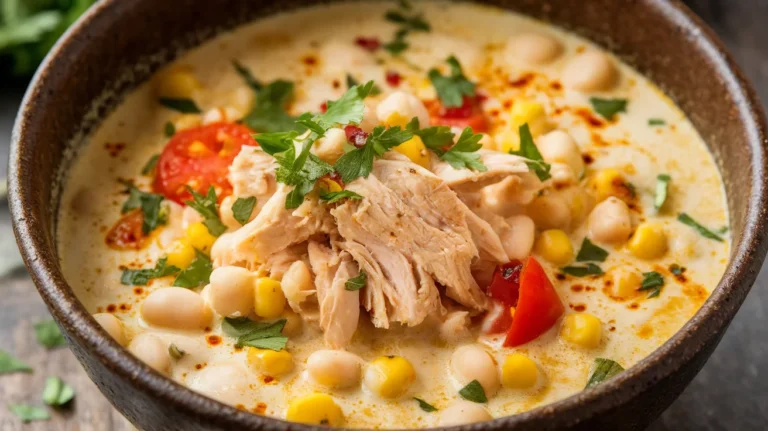 Spicy Mexican Street Corn White Chicken Chili for Cozy Nights