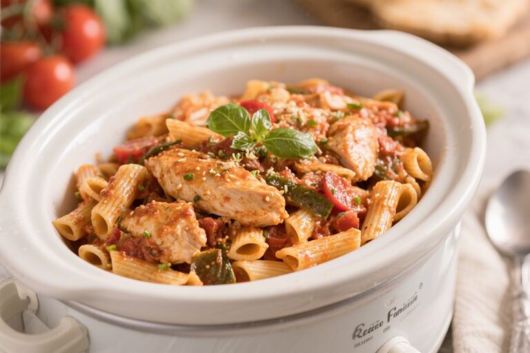 Crockpot Italian Chicken Pasta – Easy Family Dinner Idea