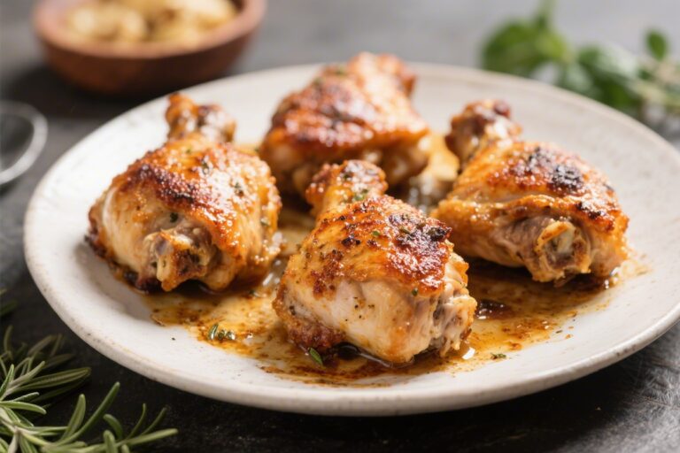 The Best Crispy Oven Baked Chicken Thighs (Super Easy Method) – Weeknight Favorite, Big Flavor