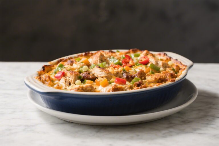 Fiesta Chicken Casserole Bake Loaded With Flavor – Easy, Cozy, and Crowd-Pleasing