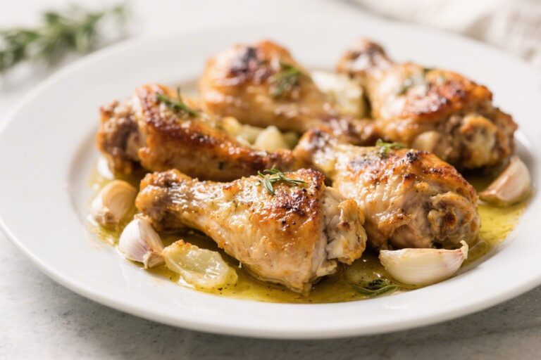 Garlic Butter Oven Roasted Chicken Thighs You’ll Want Every Week – Simple, Juicy, and Full of Flavor