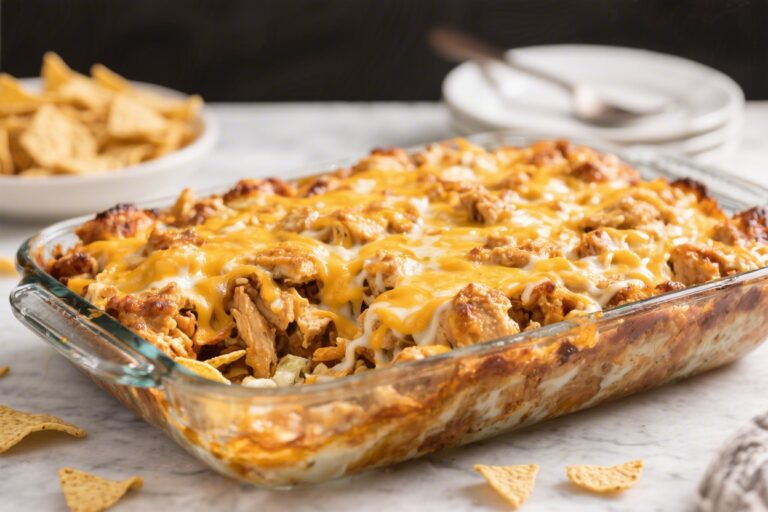 The Best Cheesy Dorito Chicken Casserole for a Crowd – Comforting, Crunchy, and Easy