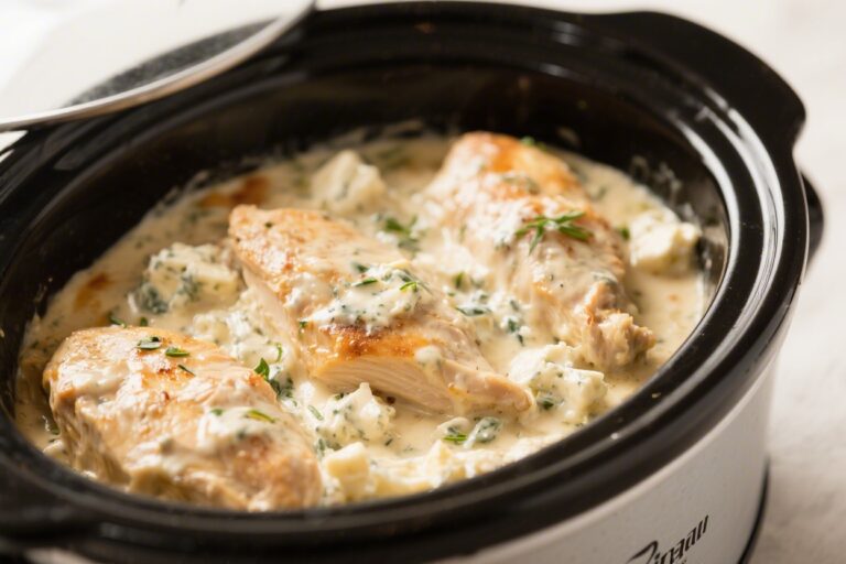 Rich and Creamy Italian Cream Cheese Chicken in the Crockpot – Comfort Food Made Easy