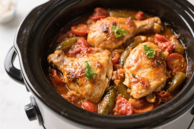 Simple Crockpot Italian Chicken Recipe for a Cozy Dinner – Easy, Flavorful, and Comforting