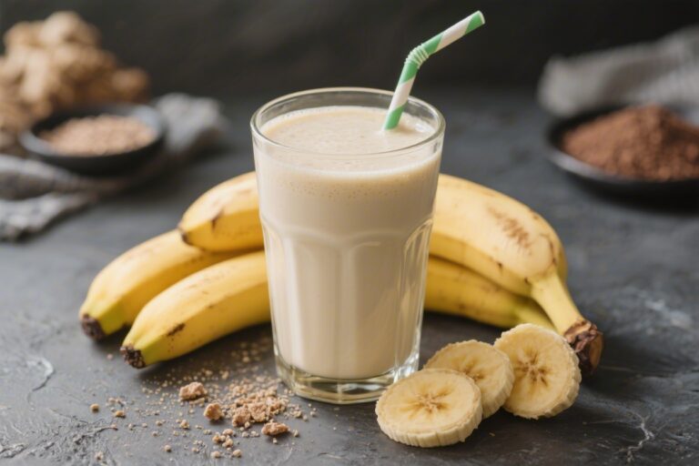 Best Homemade Banana Protein Shake for Muscle Gain – Simple, Creamy, and Effective