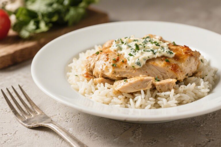 Italian Cream Cheese Chicken and Rice Recipe – Comforting, Creamy, and Easy
