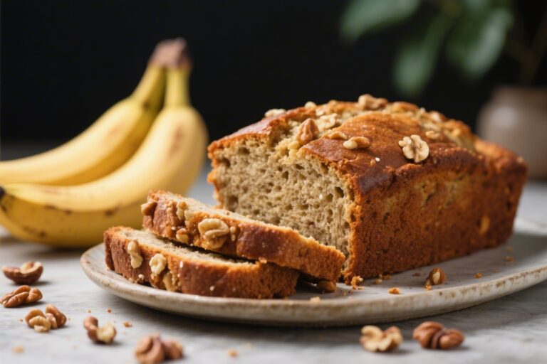 Nutty Banana Bread Recipe That’s Perfect for Snacks – Simple, Cozy, and Satisfying