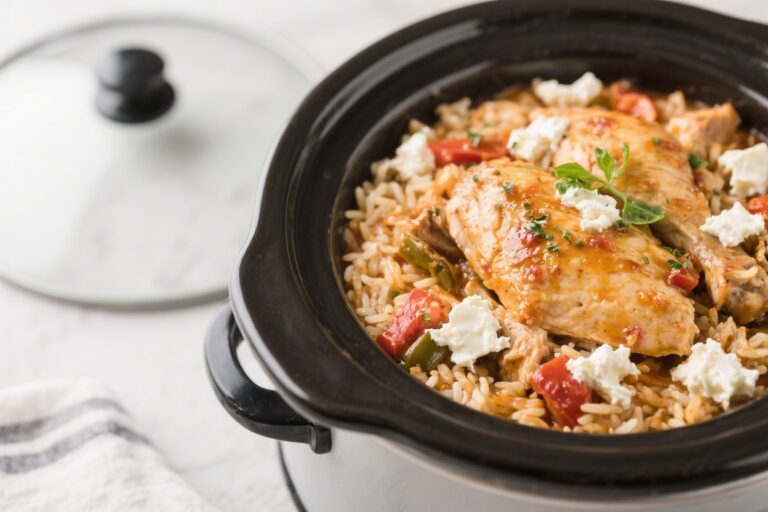 Crockpot Italian Chicken and Rice With Cream Cheese Twist – Cozy, Creamy, and Easy