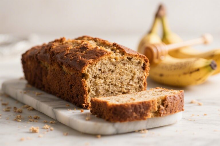 Super Moist Gluten-Free Banana Bread with Honey – Tender, Sweet, and Simple