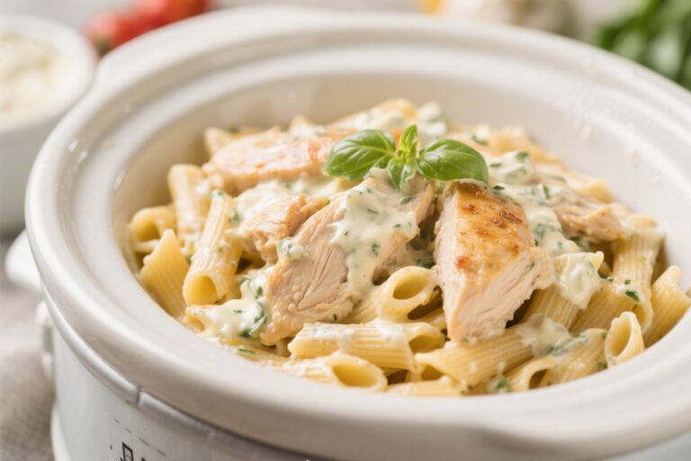 Crockpot Italian Chicken Pasta With Cream Cheese Sauce – Cozy, Creamy, and Easy