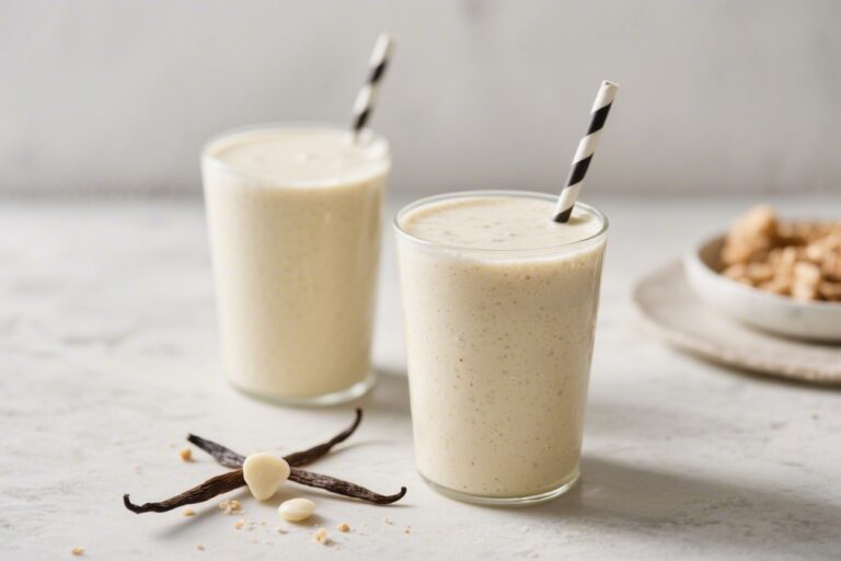 Creamy Vanilla Protein Smoothies for Busy Mornings – Quick, Satisfying, and Delicious
