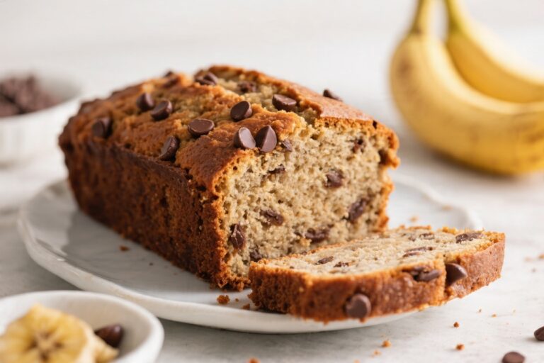 Dairy-Free Chocolate Chip Banana Bread That Tastes Amazing – Moist, Simple, and Crowd-Pleasing