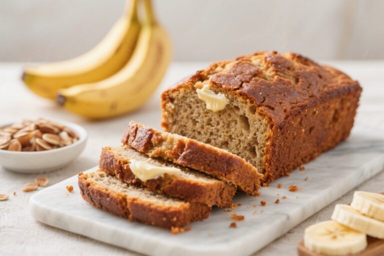 Super Moist Banana Bread Without Butter (Healthy Twist) – Tender, Flavorful, and Easy