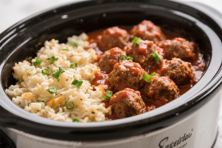 Easy Crockpot Dinner With Frozen Meatballs & Sauce – A No-Fuss Family Favorite