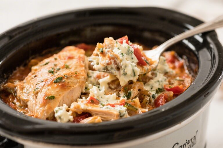 Best Crockpot Cream Cheese Chicken Italian Style – Easy, Comforting, and Flavor-Packed