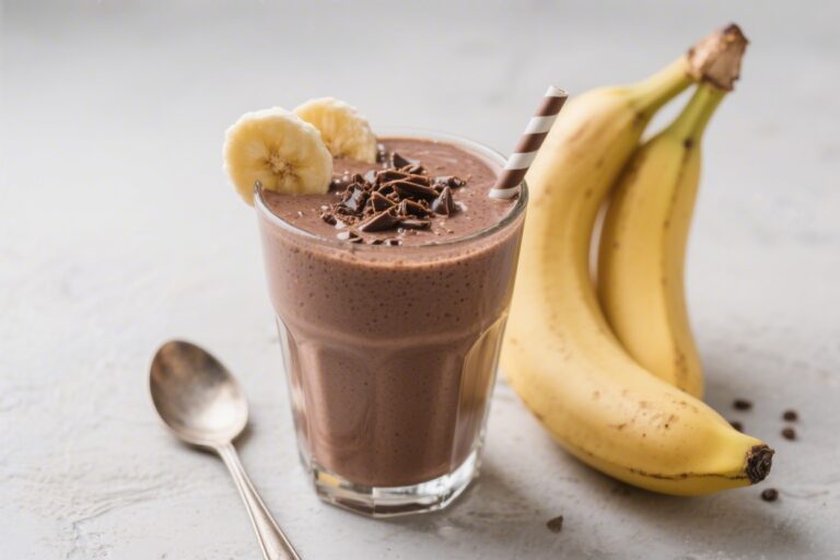 Easy Chocolate Banana Smoothie with a Coffee Twist – Creamy, Satisfying, and Energizing