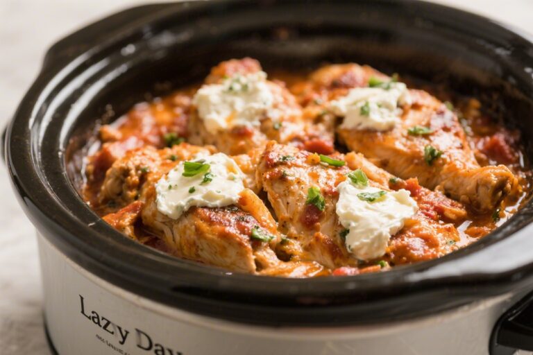 Lazy Day Crockpot Italian Chicken With Cream Cheese – Cozy, Creamy, and Effortless