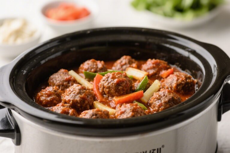 Set-It-and-Forget-It Slow Cooker Meatball Recipe – Comfort Food Made Easy