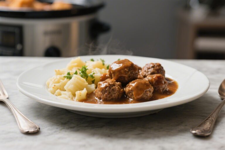 Easy Slow Cooker Swedish Meatballs With Gravy – Cozy, Crowd-Pleasing Comfort
