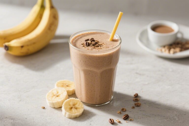 Creamy Coffee Banana Protein Smoothie for Morning Energy – A Quick, Satisfying Breakfast