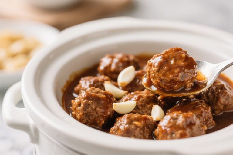 Slow Cooker Honey Garlic Meatballs You’ll Love – Easy, Saucy, and Crowd-Pleasing
