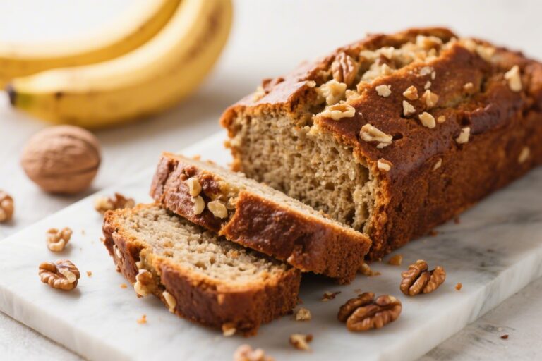 Moist Banana Bread With Walnuts for Extra Crunch – Simple, Cozy, and Crowd-Pleasing
