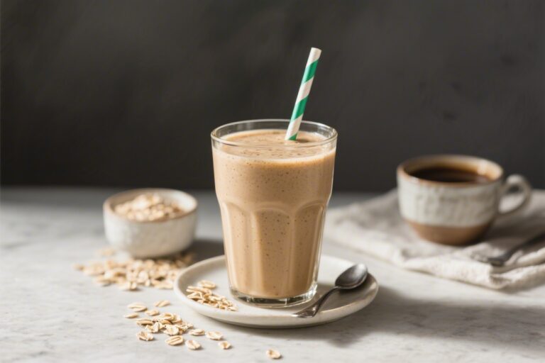 Oats Coffee Smoothie Recipe for a Filling Morning Meal – Quick, Creamy, and Energizing