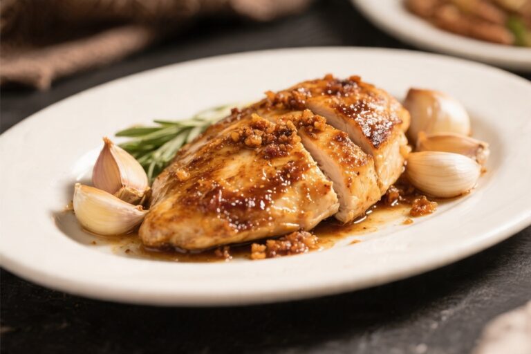Garlic Brown Sugar Baked Chicken Breast (Sweet & Savory Twist) – Easy, Juicy, Weeknight Favorite