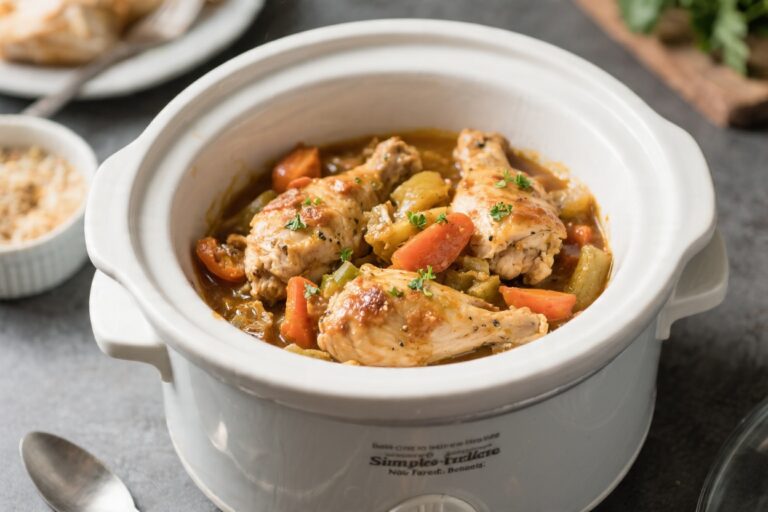 Simple Crockpot Chicken Recipes for Beginners (No-Fail!) – Easy, Tasty, and Stress-Free